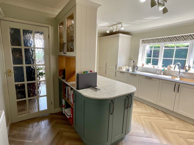 Burbidge Fenton Narrow Shaker Painted Ash Fitted Kitchens Doncaster