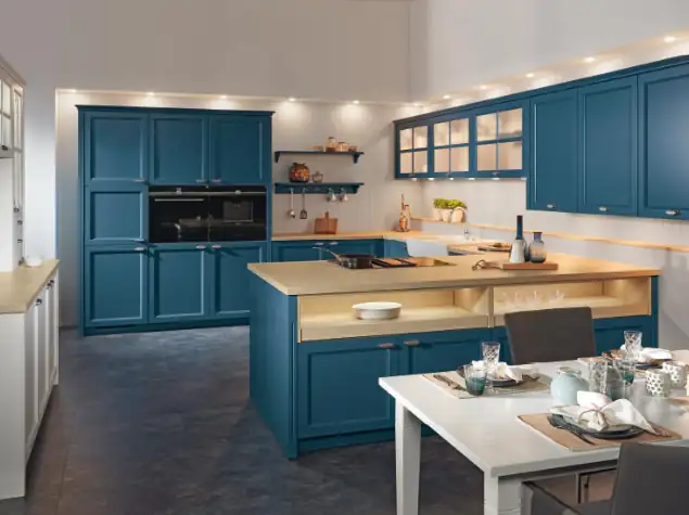 Beckermann Kitchen Navy Blue, offered by Kitchen Studio and Beckermann Kitchens Doncaster